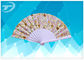 Custom Printed Foldable Hand Fans with natural or painted Wooden Ribs For promotion or decoration